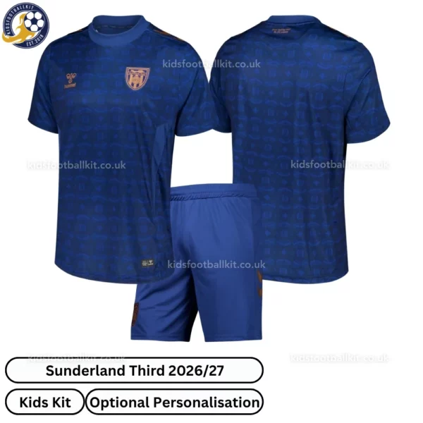 Sunderland Third Kids Kit 26_27-over view