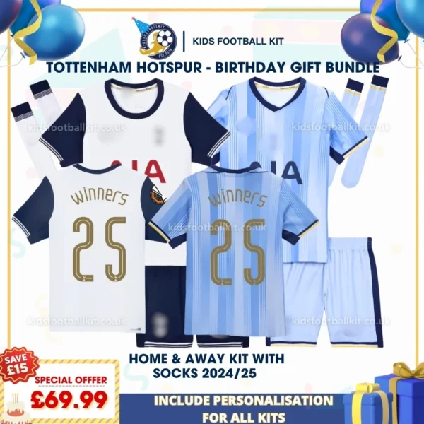 Tottenham hotspur Home&Away Kit 24_25 - WINNERS 25-p