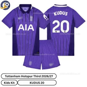 Tottenham third kids kit 26_27-over view-KUDUS 20