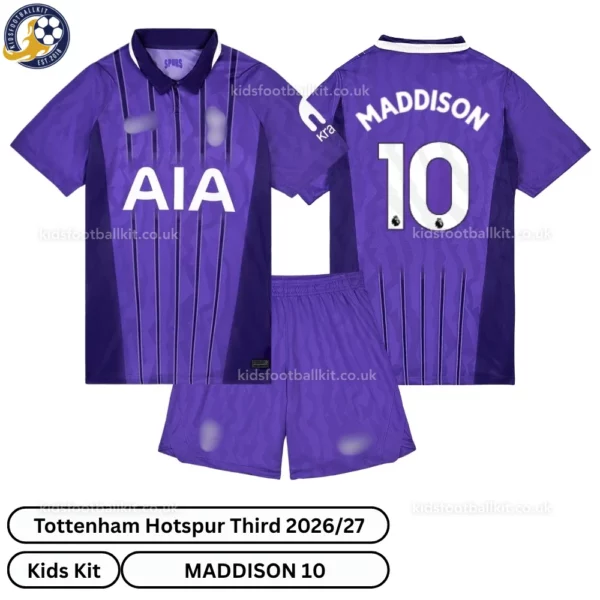 Tottenham third kids kit 26_27-over view-MADDISON 10