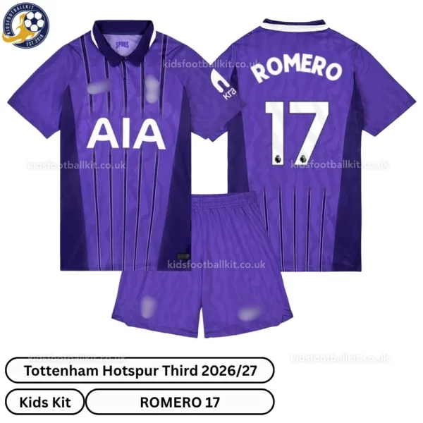 Tottenham third kids kit 26_27-over view-ROMERO 17