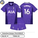 Tottenham third kids kit 26_27-over view-TONALI 16