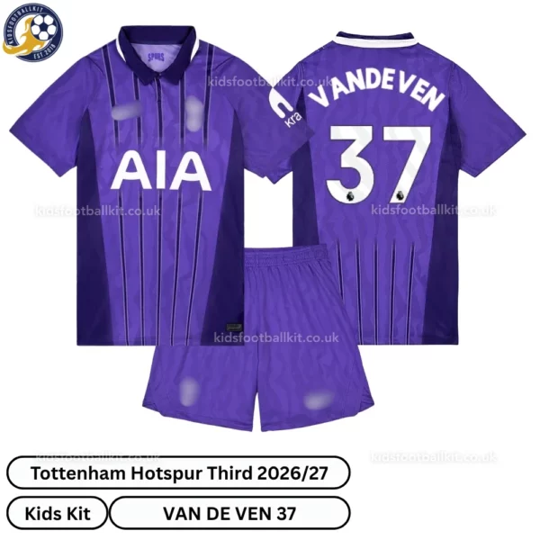Tottenham third kids kit 26_27-over view-VAN DE VEN 37