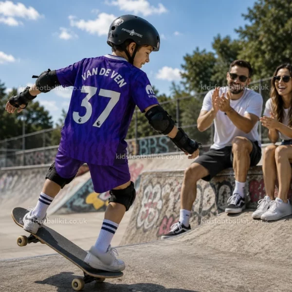 Tottenham third kids kit 26_27-over view-VAN DE VEN 37-image