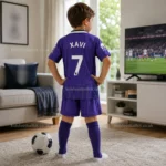 Tottenham third kids kit 26_27-over view-XAVI 7-image
