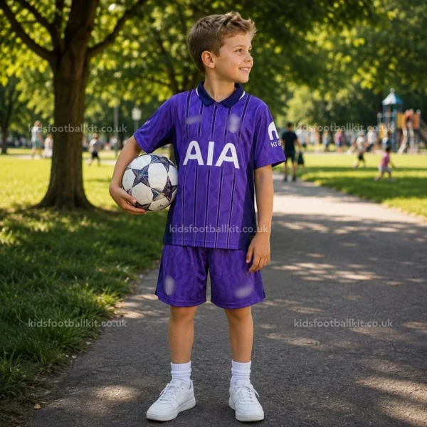 Tottenham third kids kit 26_27-over view-image