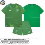 West Ham Goalkeeper Kids Kit 26_27-over view
