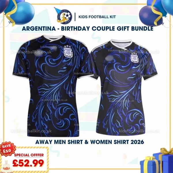 argentina away men shirt and women shirt 2026-p