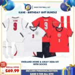 england home and away kids kits 2026-KANE 9-p