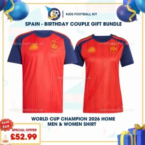 Spain home men shirt women shirt kids kits 2026-p