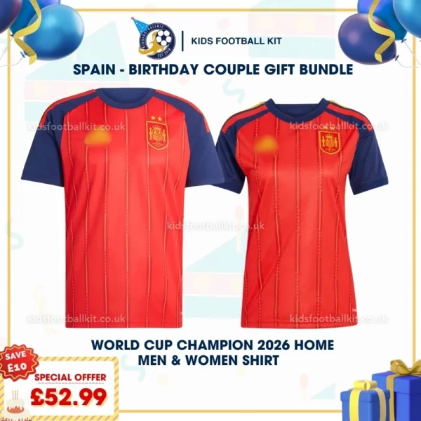Spain home men shirt women shirt kids kits 2026-p