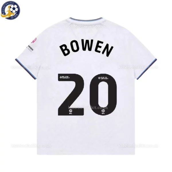 west ham away kids kit 26_27-back view-BOWEN 20