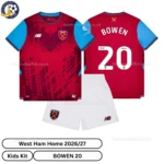 west ham home kids kit 26_27-over view-BOWEN 20