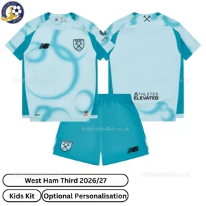 west ham third kids kit 26_27-over view