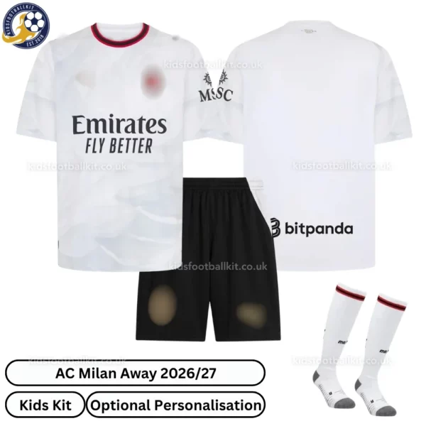 AC Milan Away Kids Kit 26_27-over view 2-with socks