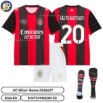 AC Milan Home Kids Kit 26_27-over view-HUTCHINSON 20
