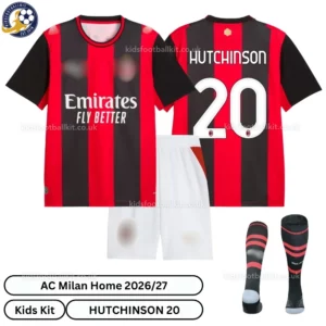 AC Milan Home Kids Kit 26_27-over view-HUTCHINSON 20