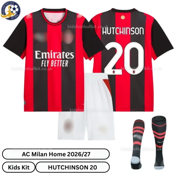 AC Milan Home Kids Kit 26_27-over view-HUTCHINSON 20