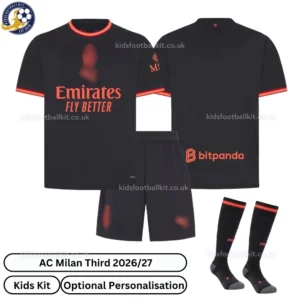 AC Milan Third Kids Kit 26_27-over view-with socks