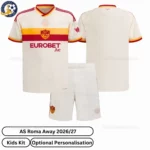 AS Roma away kids kit 26_27-over view