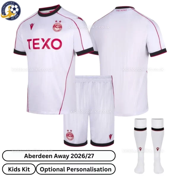 Aberdeen away kids kit 26_27-over view-with socks