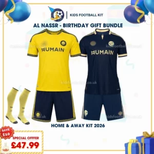 Al Nassr home and away kids kit 26_27-2
