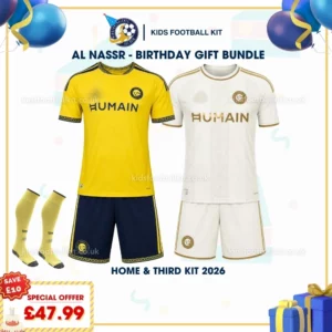 Al Nassr home and third kids kit 26_27-2