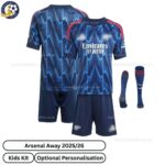 North London Red Birthday Gift Pack – Away and Third Kids Football Kit 2025/26 - Fan Version Overview