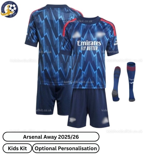 North London Red Birthday Gift Pack – Away and Third Kids Football Kit 2025/26 - Fan Version Overview