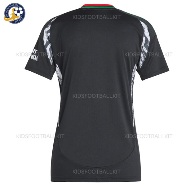 North London Red Away Women Football Shirt 2024/25 Back View