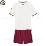 North London Red Third Kids Football Kit 2025/26 (With socks) Back View