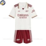 North London Red Third Kids Football Kit 2025/26 (With socks) Front View