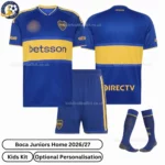 Boca Juniors home kids kit 26_27-over view