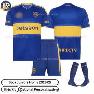 Boca Juniors home kids kit 26_27-over view
