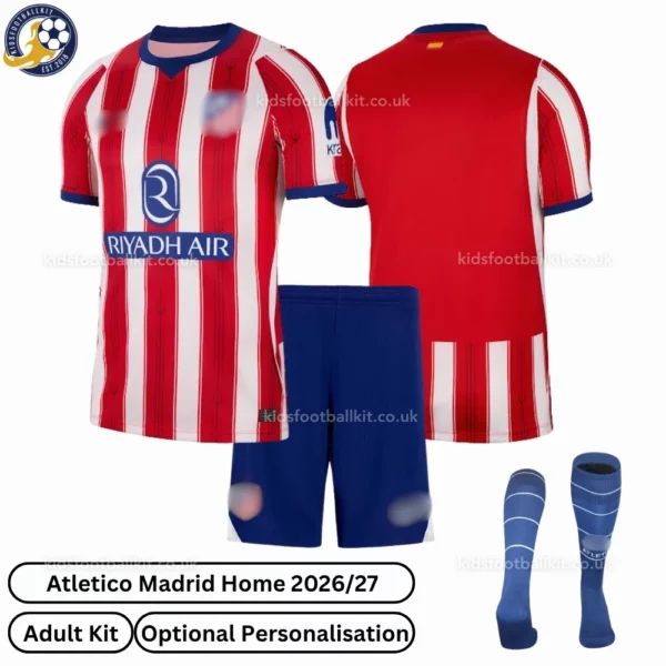 Atletico Madrid Home adult kit 26_27-over view