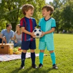 Barcelona home and third kids kit 26_27-image
