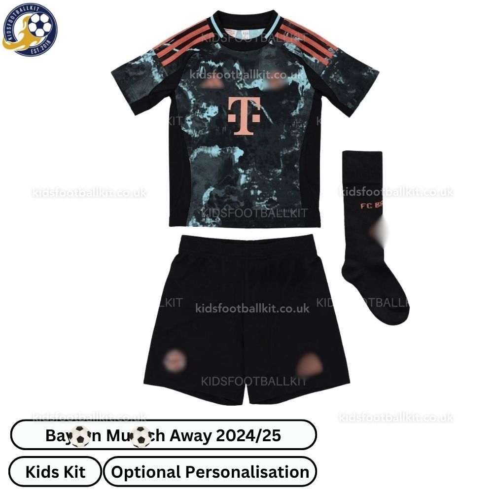 Bay^_^rn Away Kids Football Kit 2024/25 (With Socks)