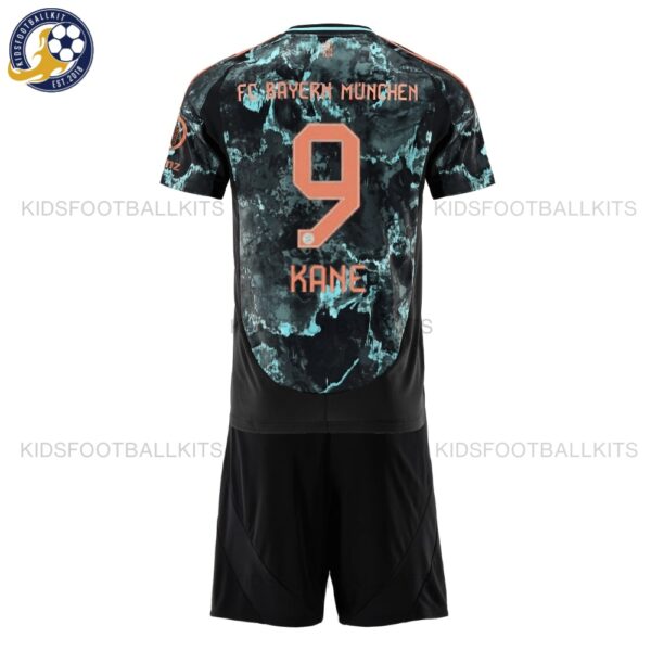 Bay^_^rn Away Kids Football Kit 2024/25 – KANE 9 (With Socks) Back View