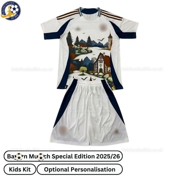 Bay^_^rn Special Edition Kids Football Kit 2025/26 (No socks) - Fan version