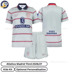 Atletico Madrid Third Kids Football Kit 2026/27 - Overview - No Socks