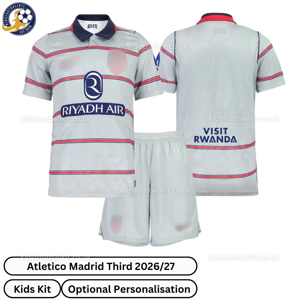 Atletico Madrid Third Kids Football Kit 2026/27 (No socks)
