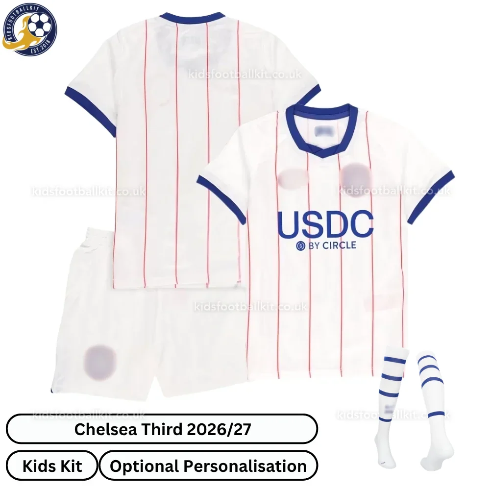 Chelsea Third Kids Football Kit 2026/27 (With Socks)