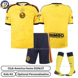 Club America Home kids kit 26_27-over view 2