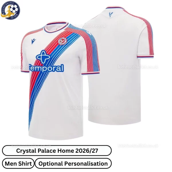 Crystal Palace Home Men shirt 26_27-over view