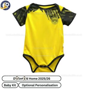 D0rt^_^mund Home Baby Football Kit 2025/26