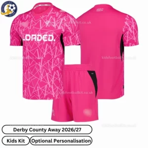 Derby County away kids kit 26_27-over view