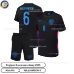 England-Lionesses-Away-Kids-Football-Kit-2025_26-WILLIAMSON-6-No-Socks-blur-r-r
