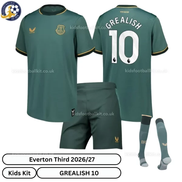Everton third kids kit 26_27-over view-GREALISH 10