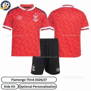 Flamengo Third kids kit 26_27-over view