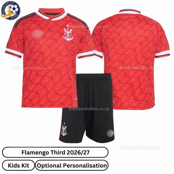 Flamengo Third kids kit 26_27-over view